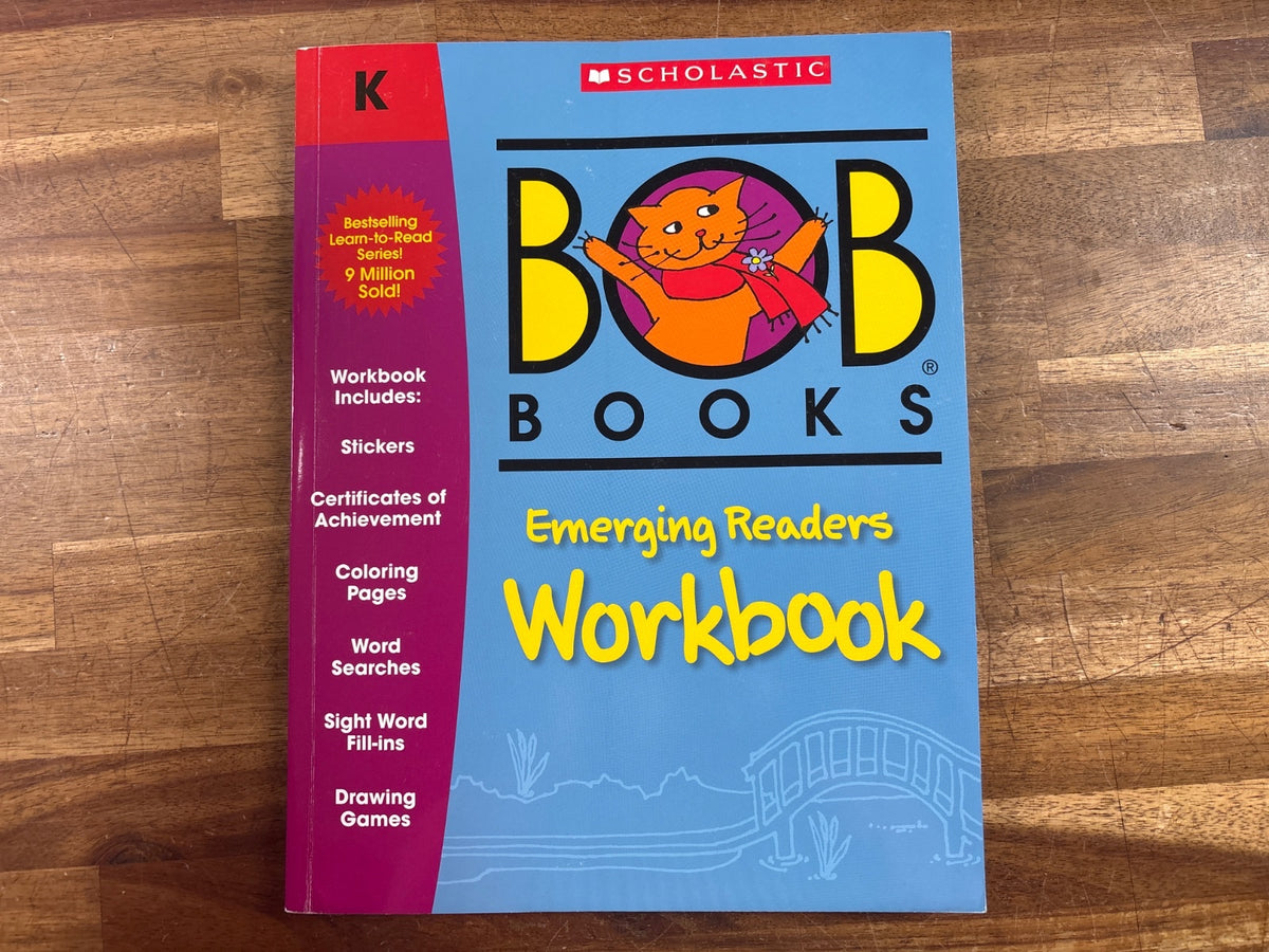 Scholastic BOB Books Emerging Readers Workbook Grade K — front cover