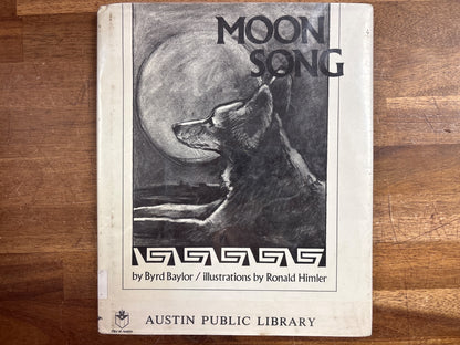 Moon Song by Byrd Baylor, Illustrated by Ronald Himler — front cover