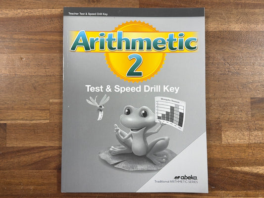 Abeka Arithmetic 2 Test & Speed Drill Key Grade 2