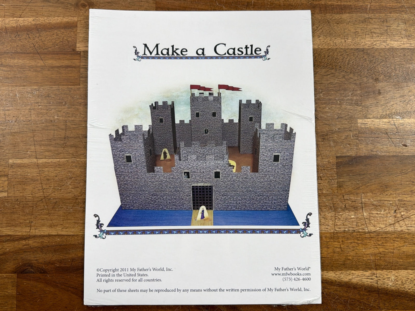 My Father's World Make a Castle Paper Craft Kit