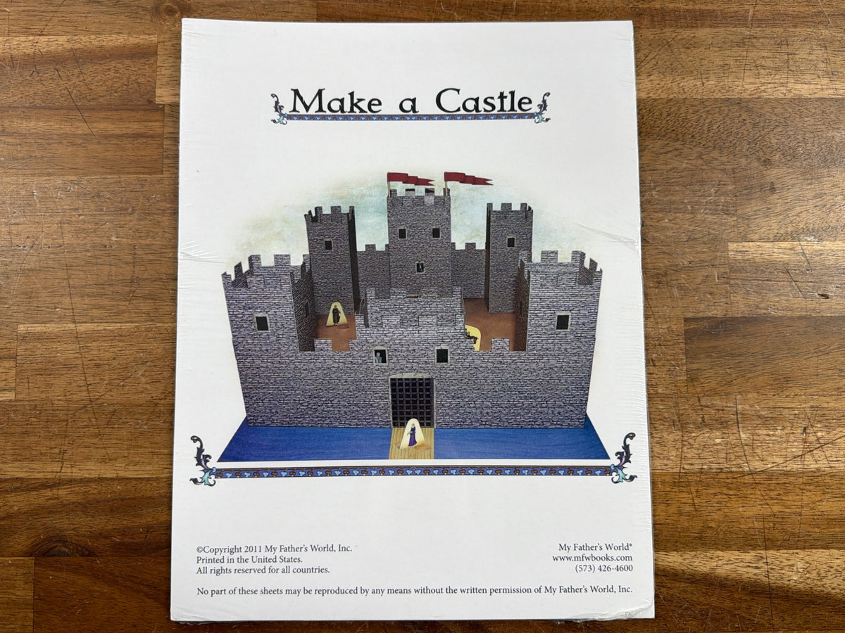 My Father's World Make a Castle Paper Craft Kit