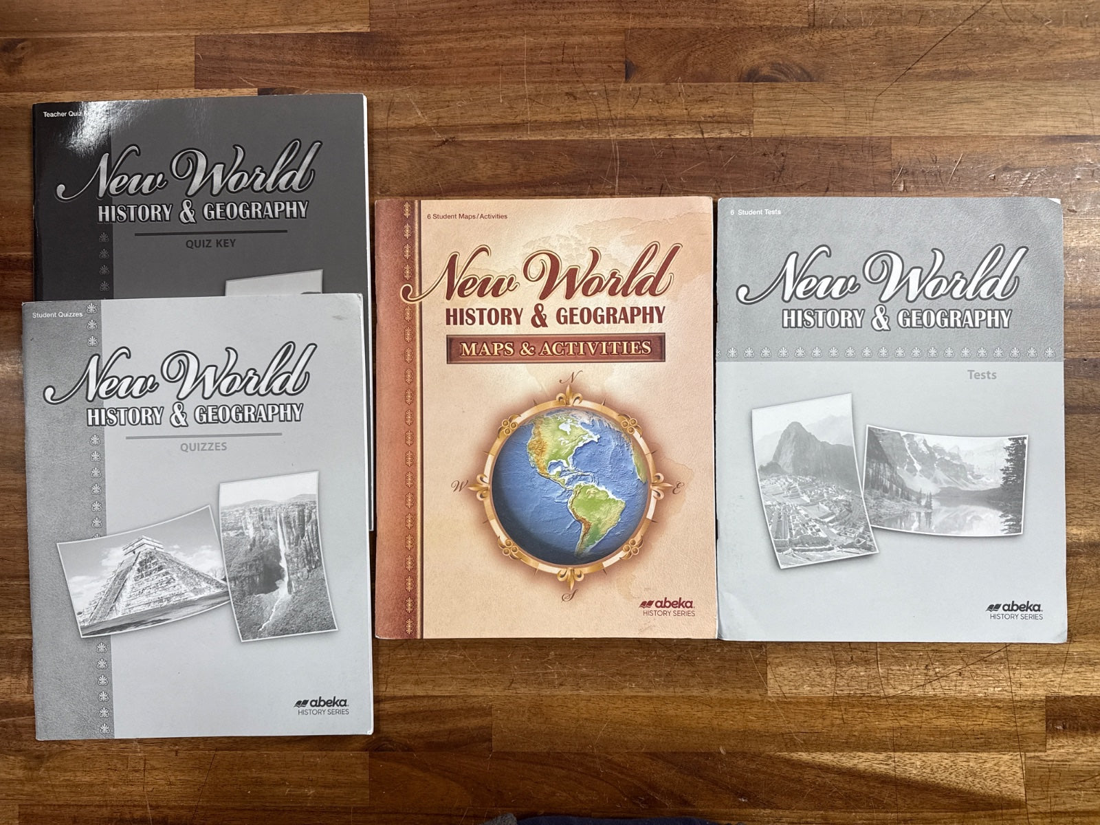 Abeka New World History & Geography 4th Ed Quiz/Test/Maps Set