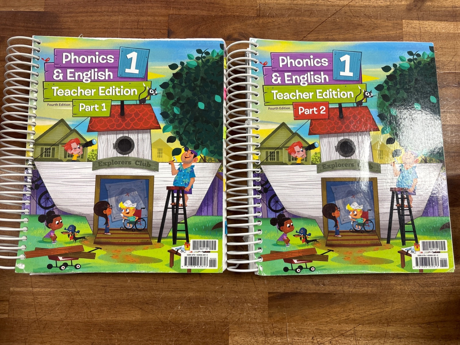 BJU Press Phonics & English 1 Teacher Edition 4th Ed Set
