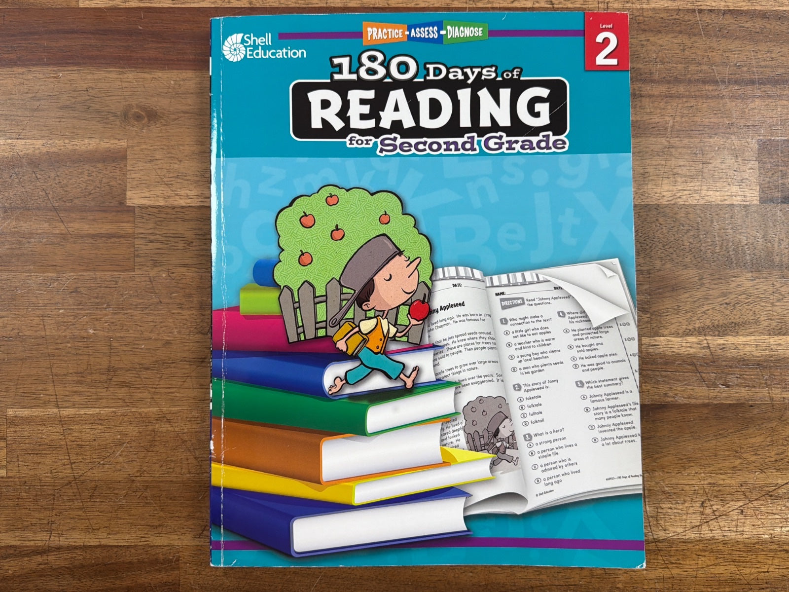 Shell Education 180 Days of Reading Grade 2