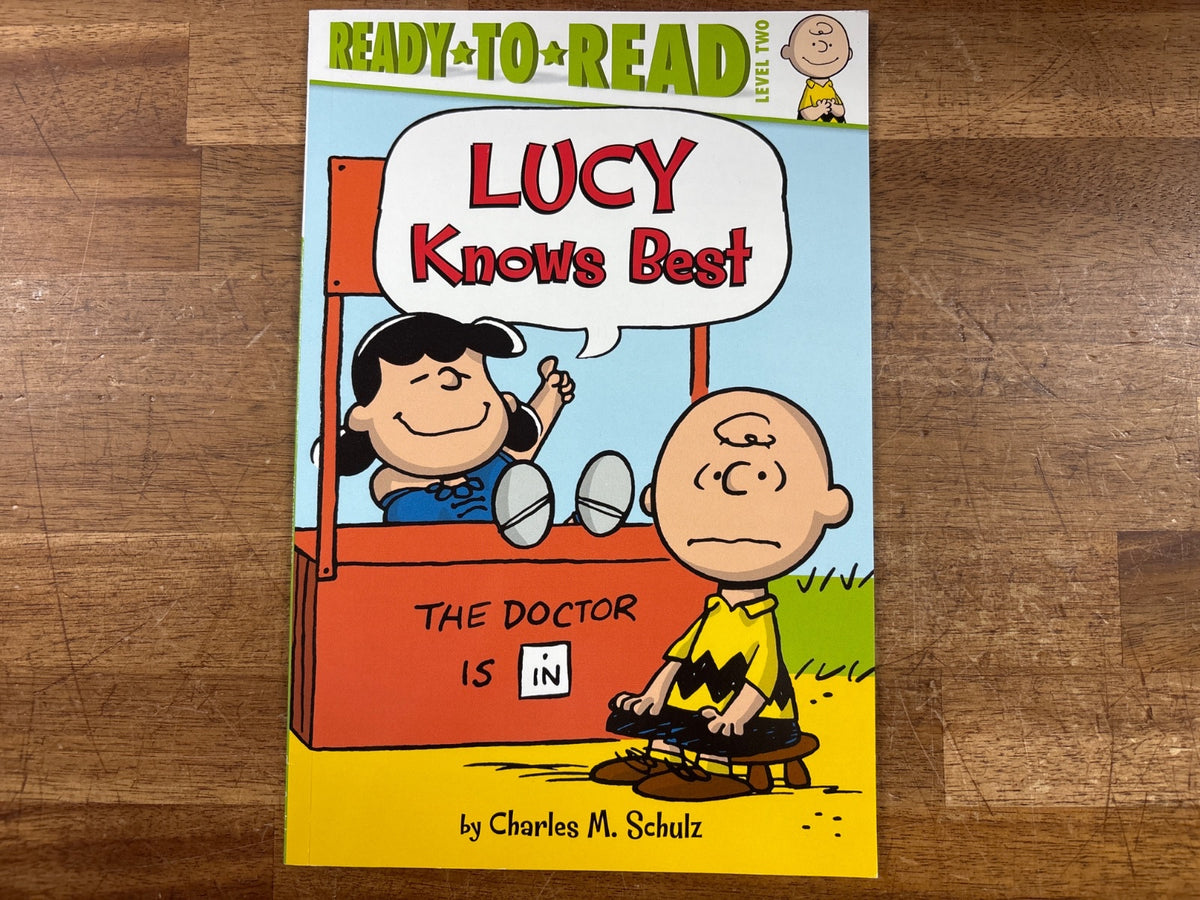 Peanuts Lucy Knows Best Ready-to-Read Level Two Book — front cover