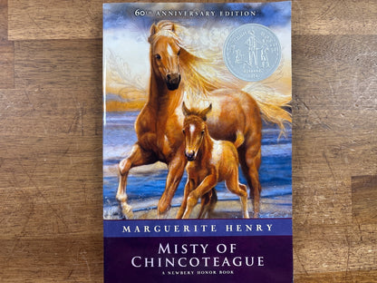 Misty of Chincoteague by Marguerite Henry 60th Ann. Ed.