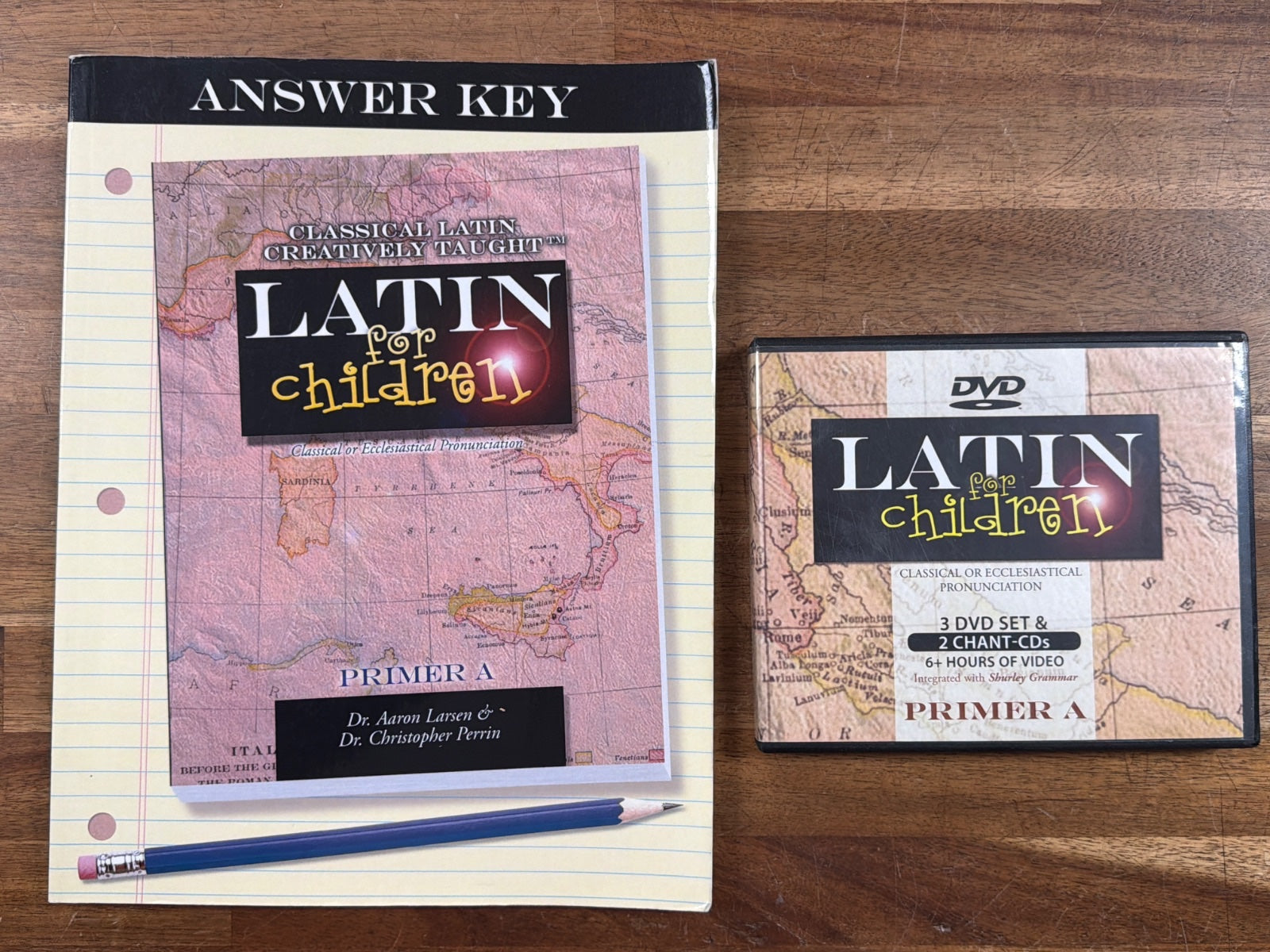 Latin for Children Primer a Answer Key & DVD Set