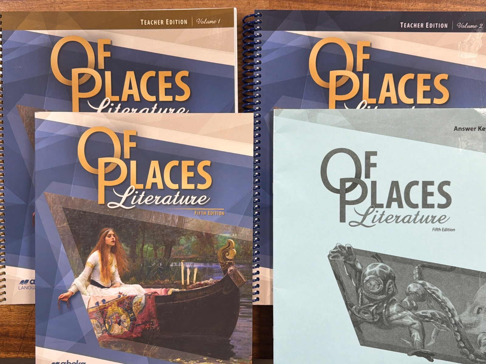 Abeka of Places Literature 5th Ed Set Teacher & Student (NEW)