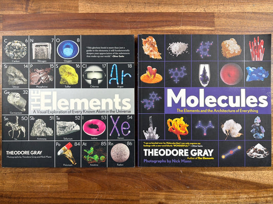 The Elements & Molecules by Theodore Gray Book Set