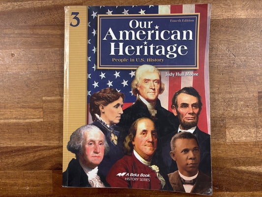 Abeka Our American Heritage People in U.S. History Gr 3