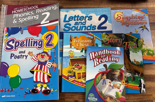 Abeka Homeschool Phonics, Reading & Spelling 2 Curriculum Set