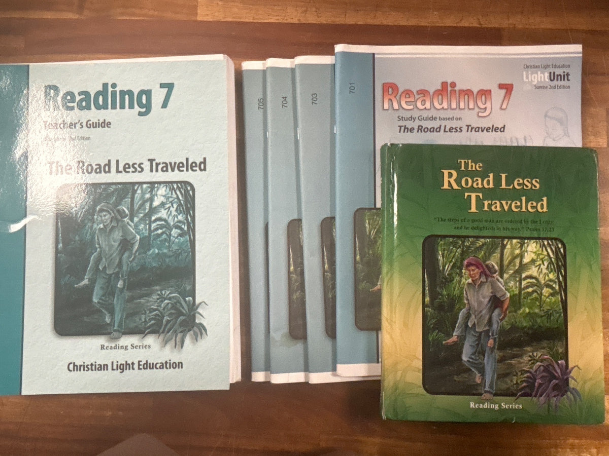 CLE Reading 7 Curriculum Set - the Road Less Traveled — front cover