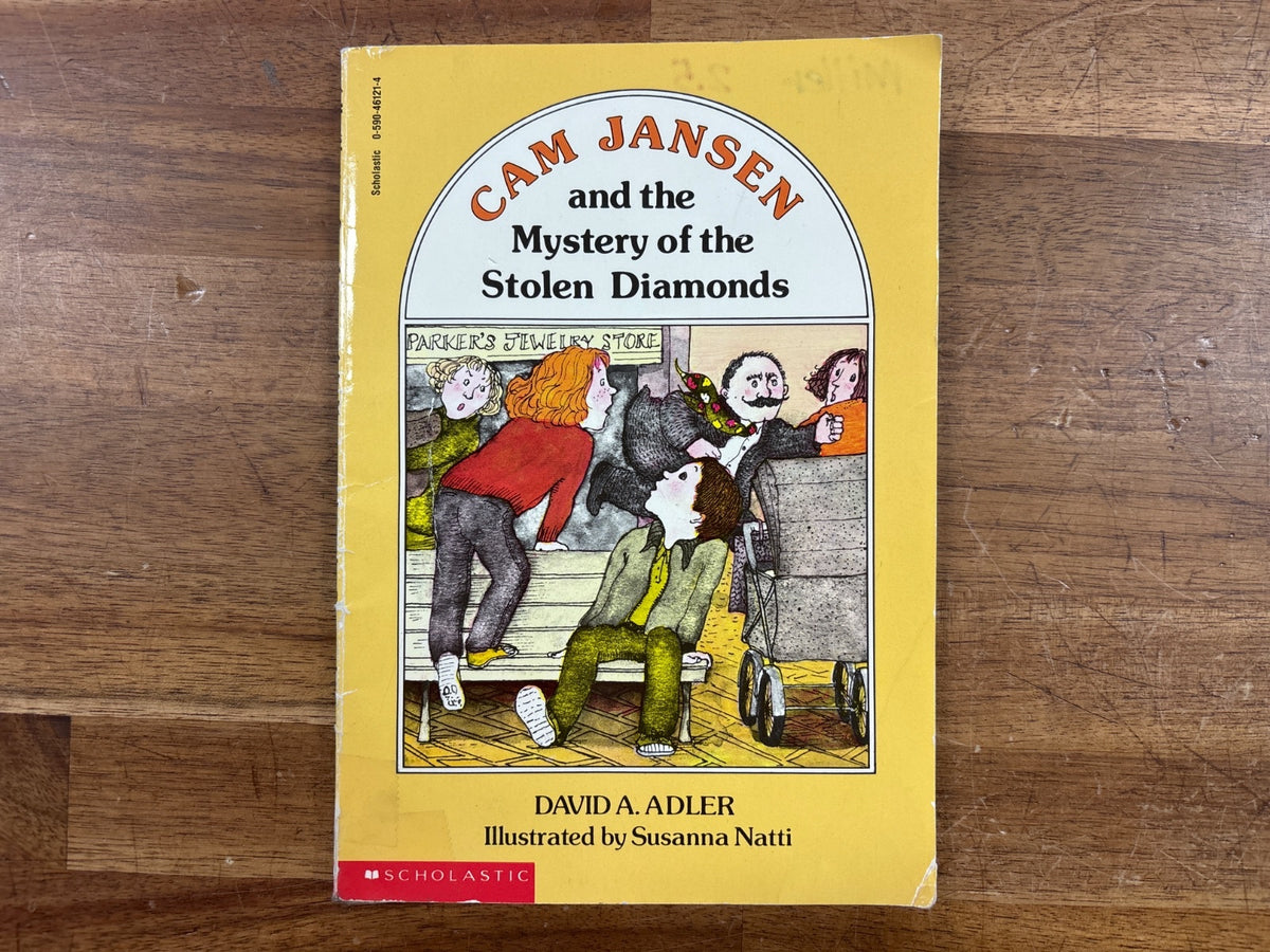 Cam Jansen and the Mystery of the Stolen Diamonds Book — front cover