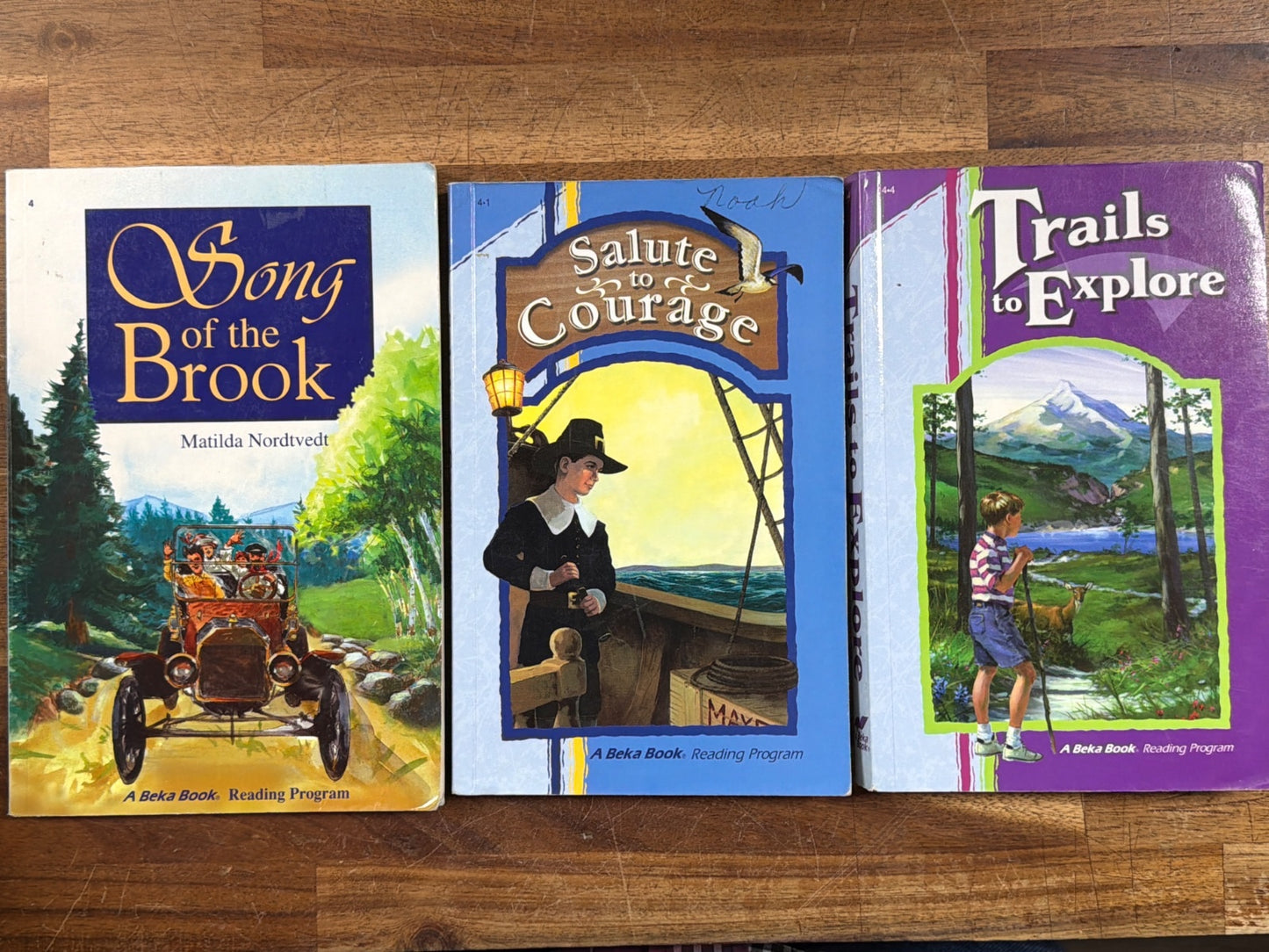 Abeka Grade 4 Reading Program Readers Set of 3