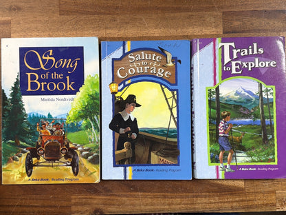 Abeka Grade 4 Reading Program Readers Set of 3