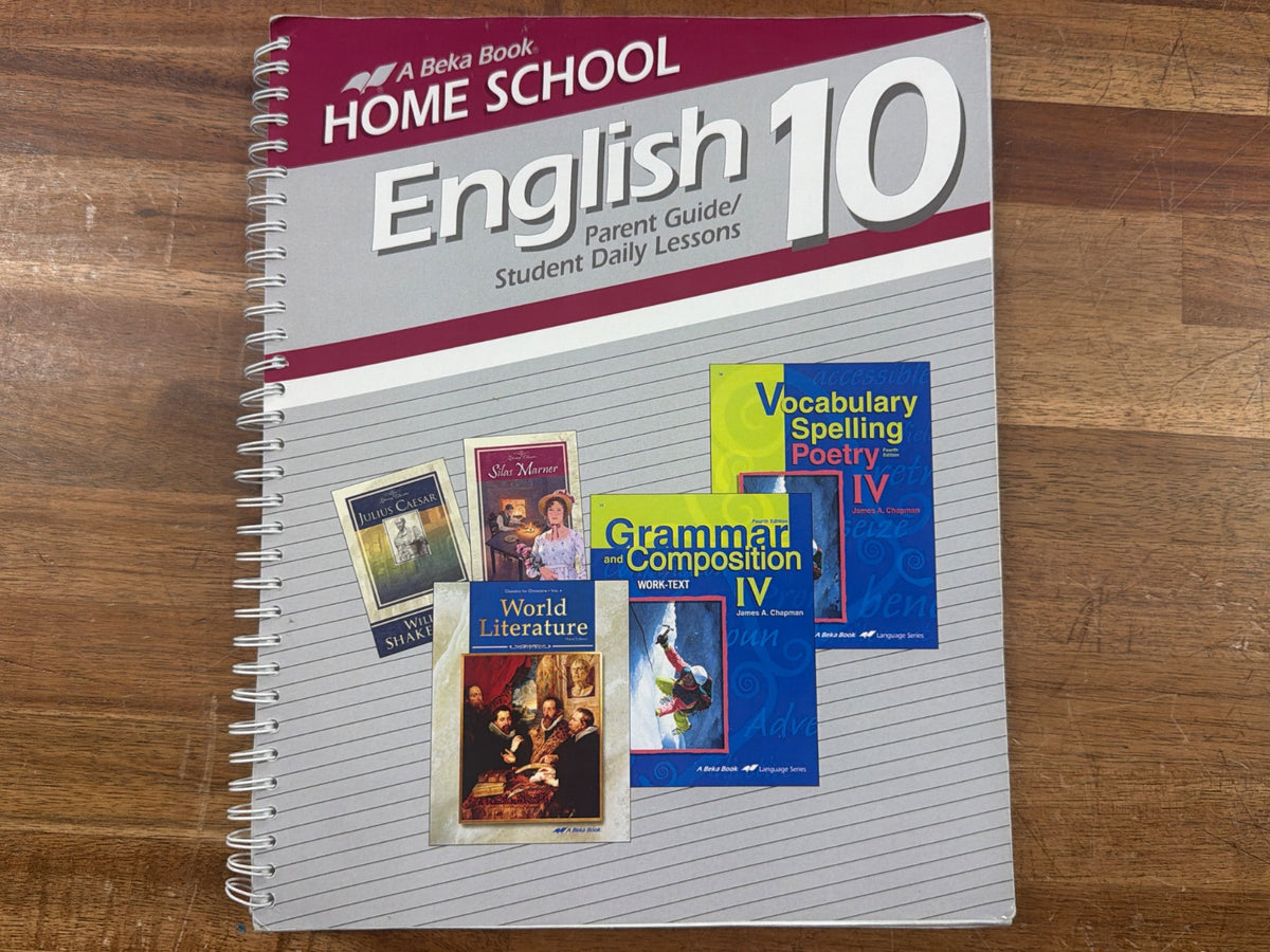 A Beka Home School English 10 Parent Guide/Daily Lessons