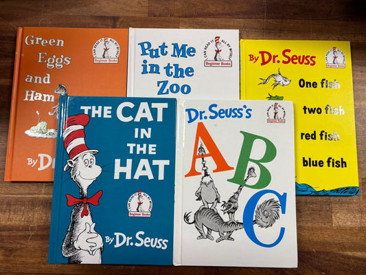 Dr. Seuss Beginner Books Set: Cat in the Hat, ABC, More