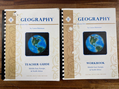 Memoria Press Geography Middle East, Europe & N Africa Set