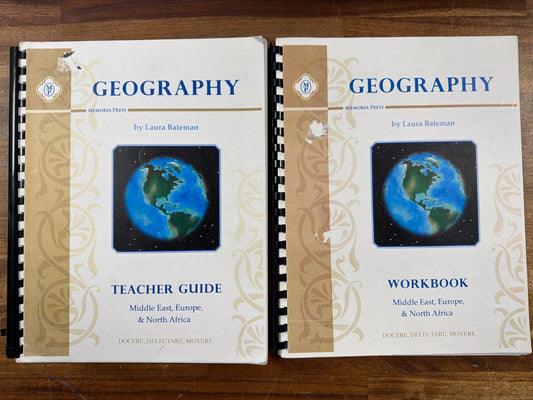 Memoria Press Geography Middle East, Europe & N Africa Set