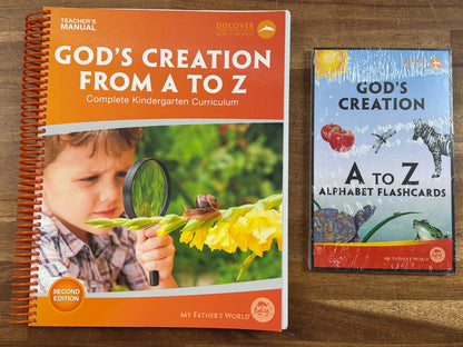My Father's World God's Creation A to Z Kindergarten Set