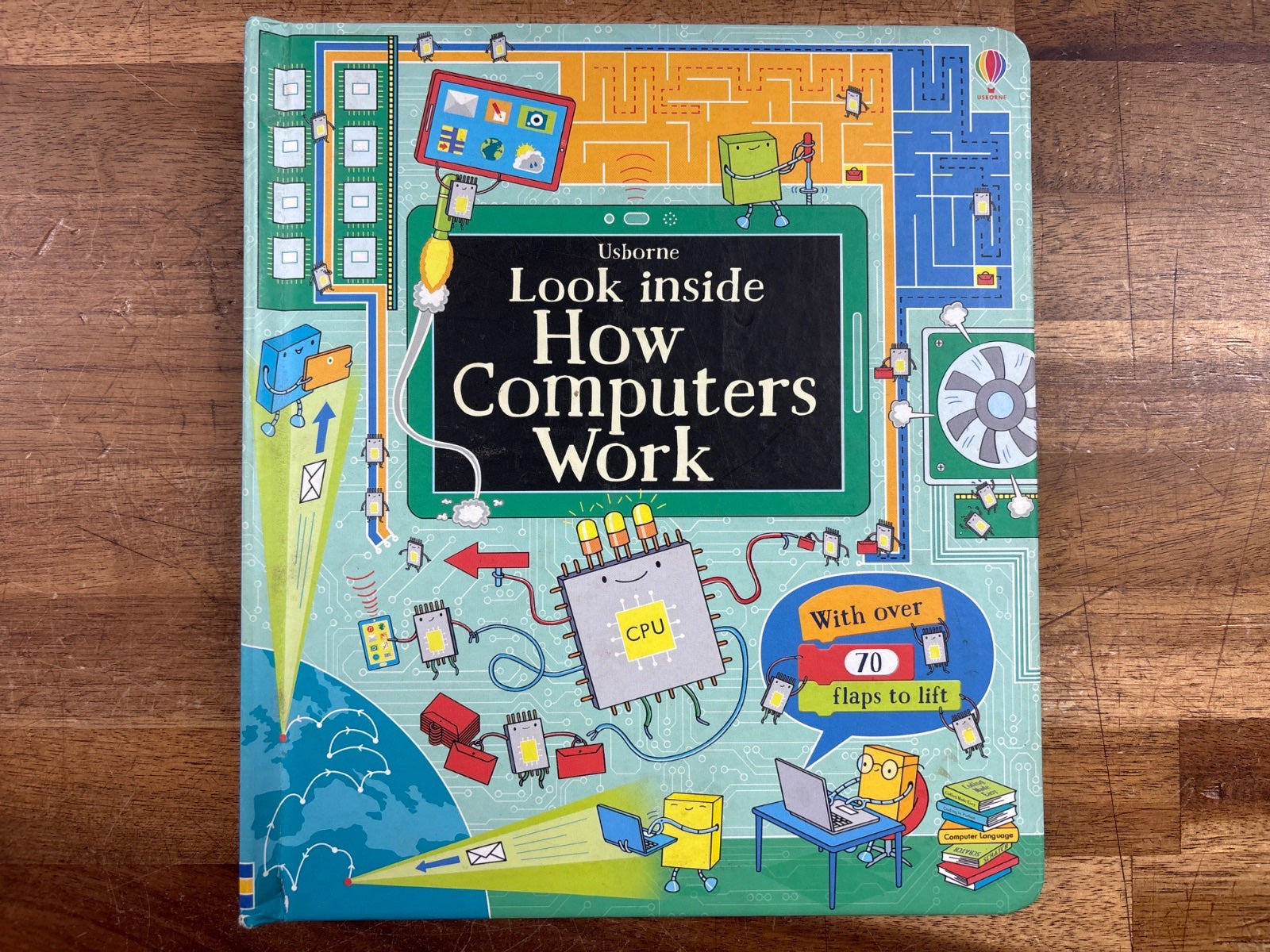 Usborne Look Inside How Computers Work Lift-the-Flap Book