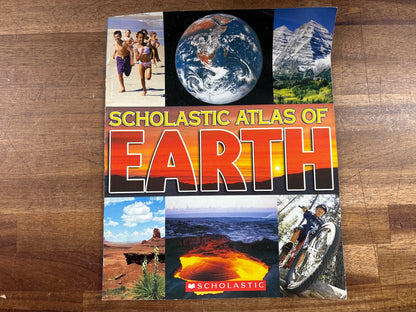 Scholastic Atlas of Earth - Reference Book for Kids — front cover