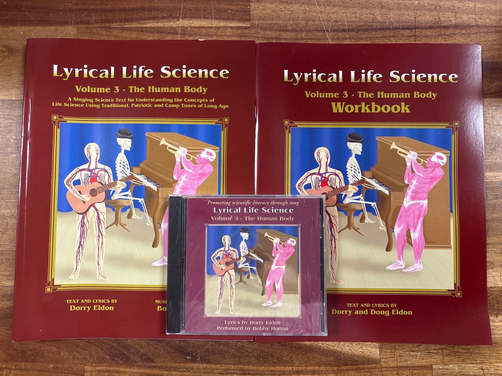 Lyrical Life Science Vol 3 Human Body Set Text Workbook CD