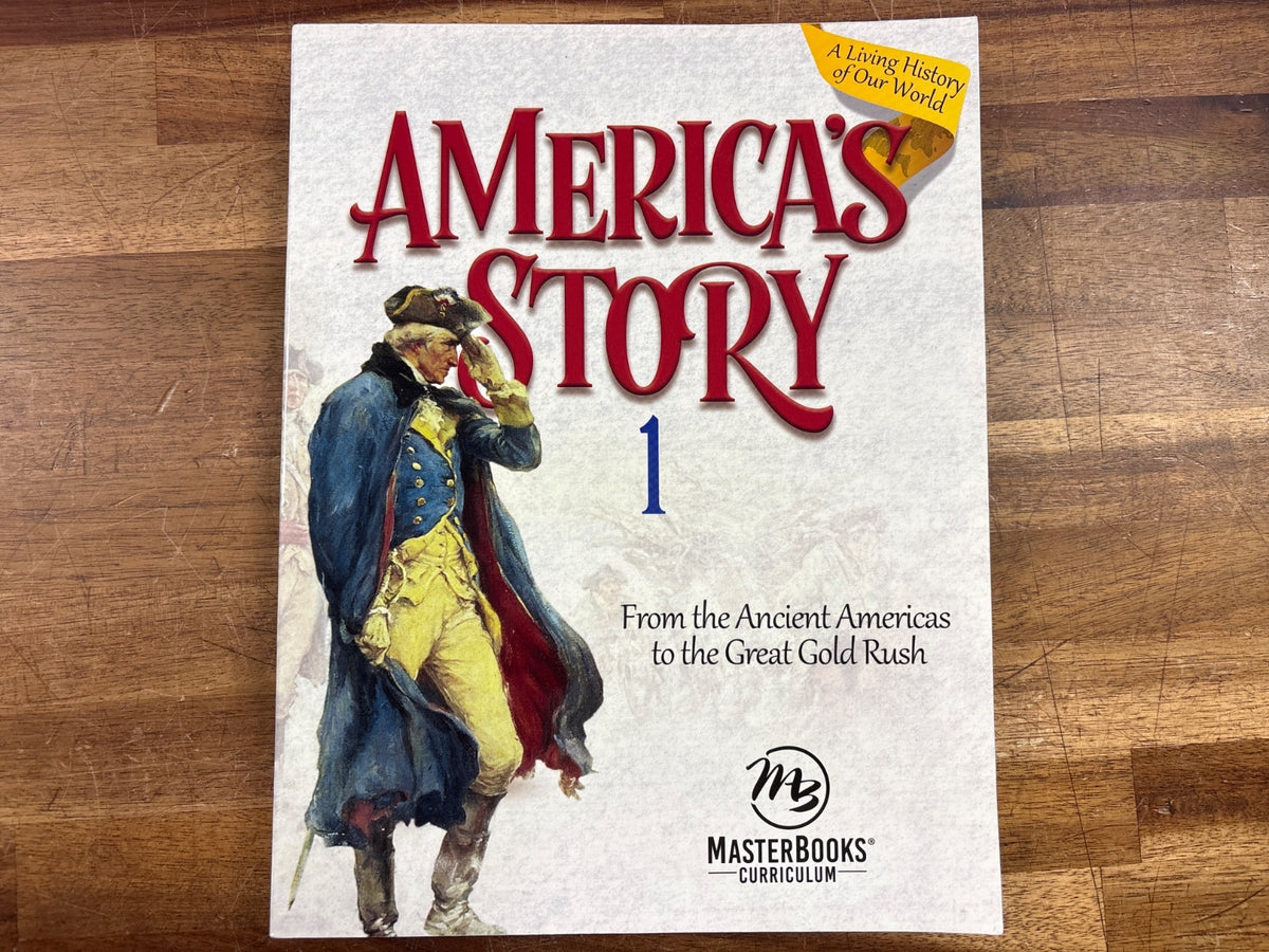 America's Story Volume 1 MasterBooks Curriculum Grades 3-6