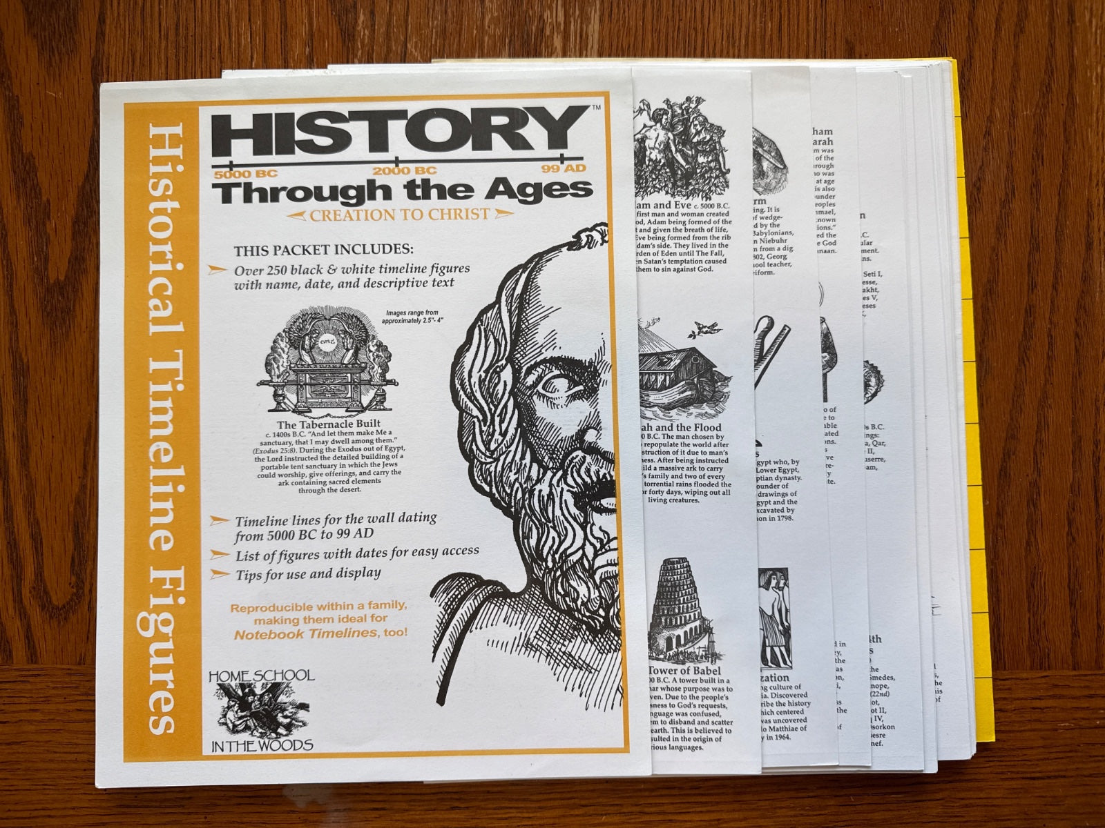 History Thru the Ages Historical Timeline Figures Creation Christ