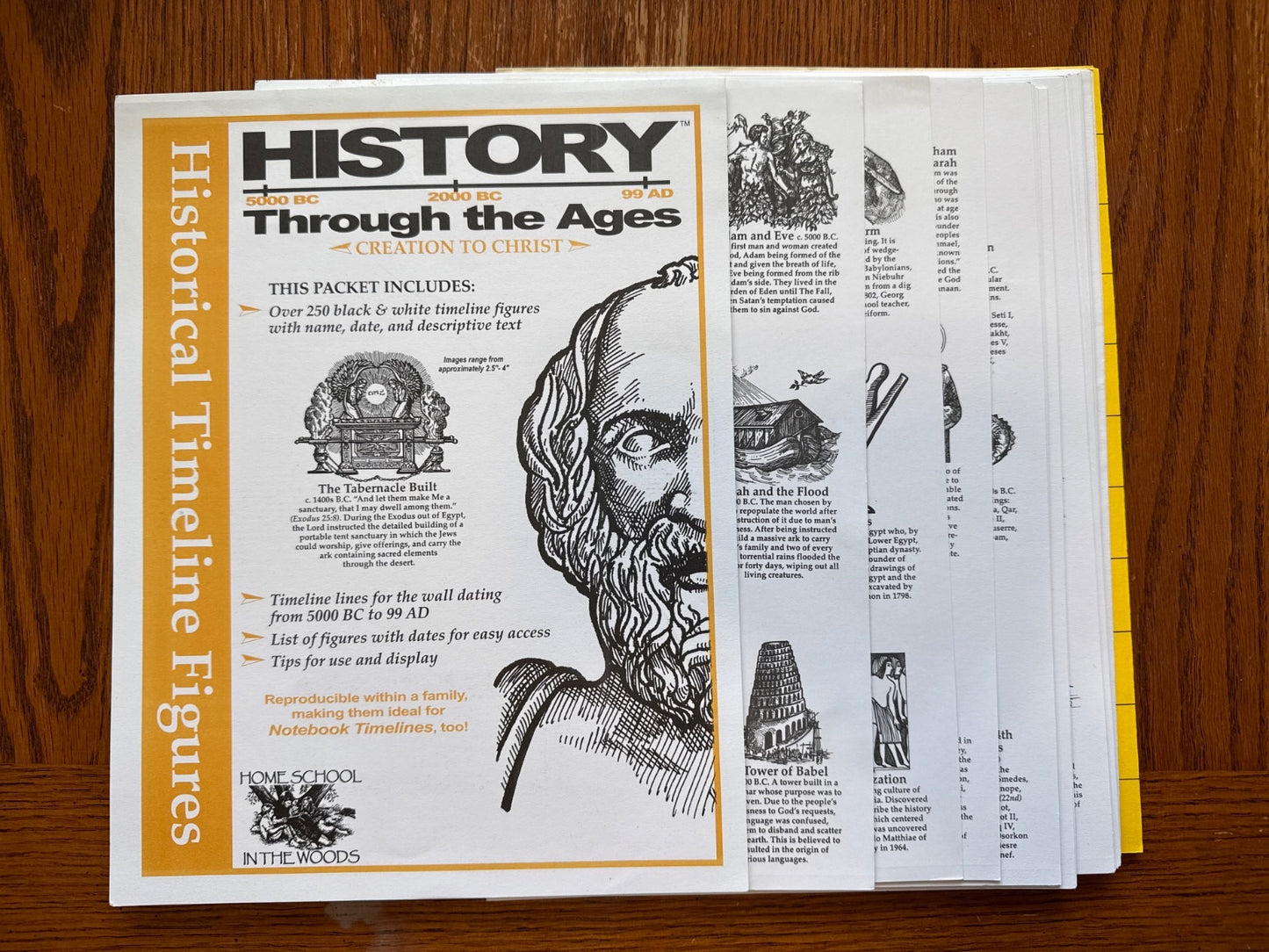 History Thru the Ages Historical Timeline Figures Creation Christ