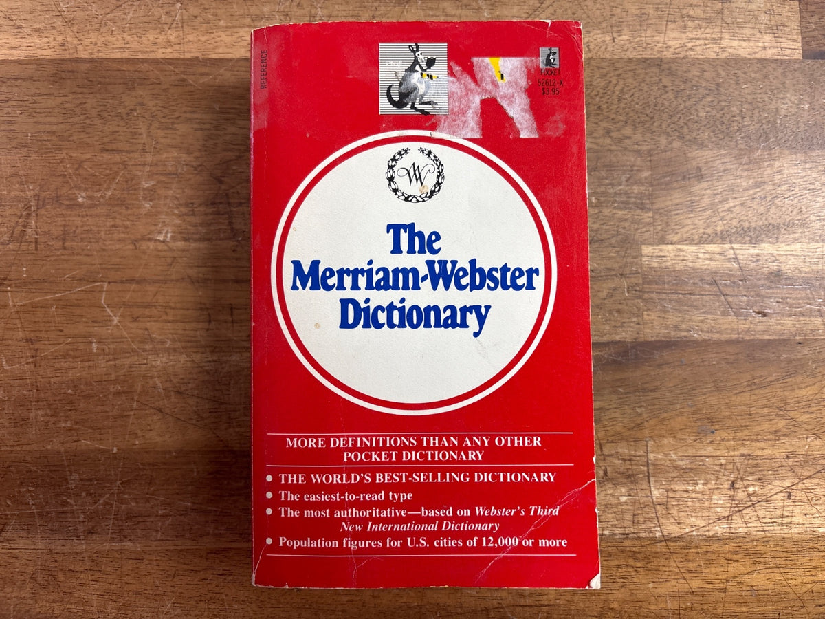 Merriam-Webster Dictionary Pocket Paperback Edition — front cover