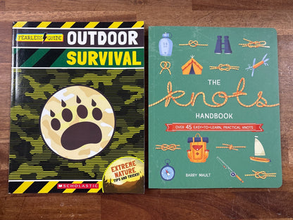 Outdoor Survival & Knots Handbook Homeschool Book Set — front cover