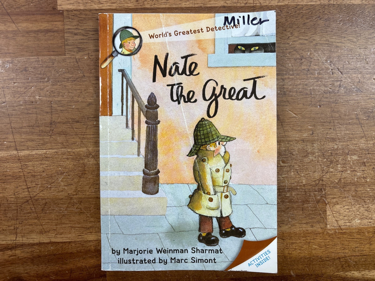 Nate the Great by Marjorie Weinman Sharmat - Detective Mystery — front cover