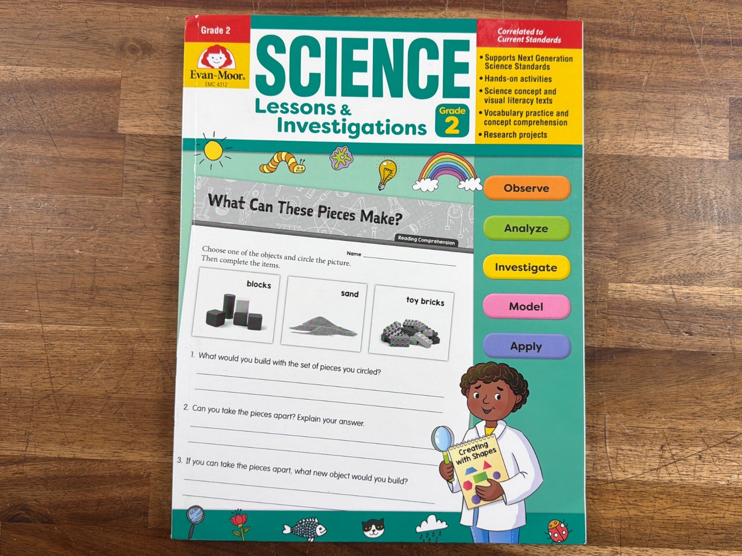 Evan-Moor Science Lessons & Investigations Grade 2