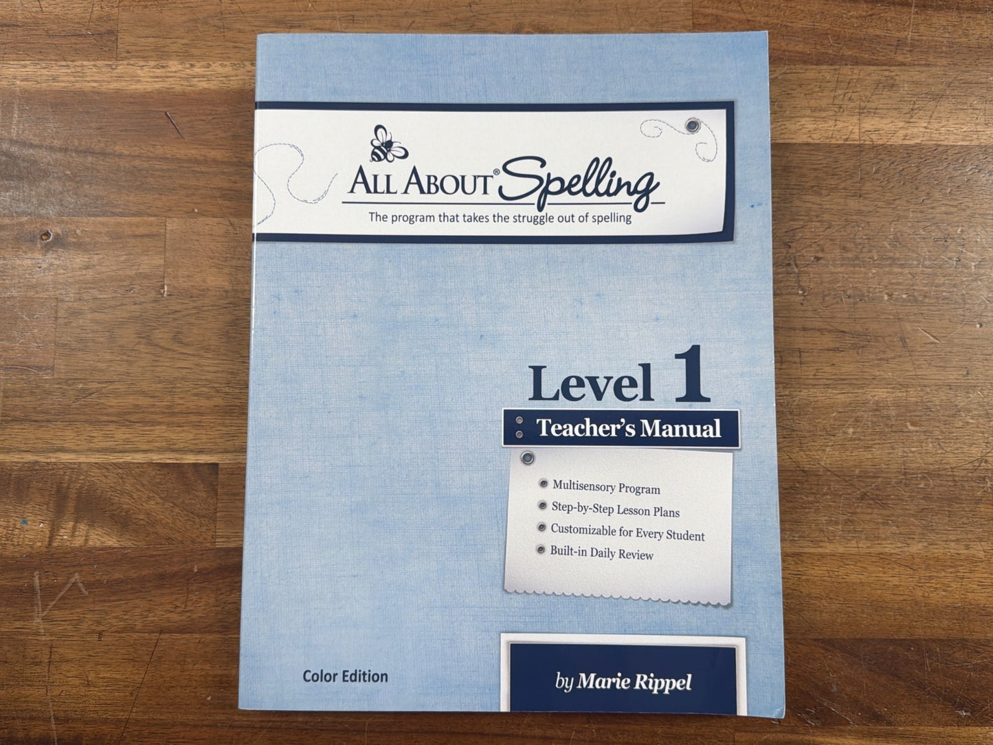 All About Spelling Level 1 Teacher's Manual Color Edition