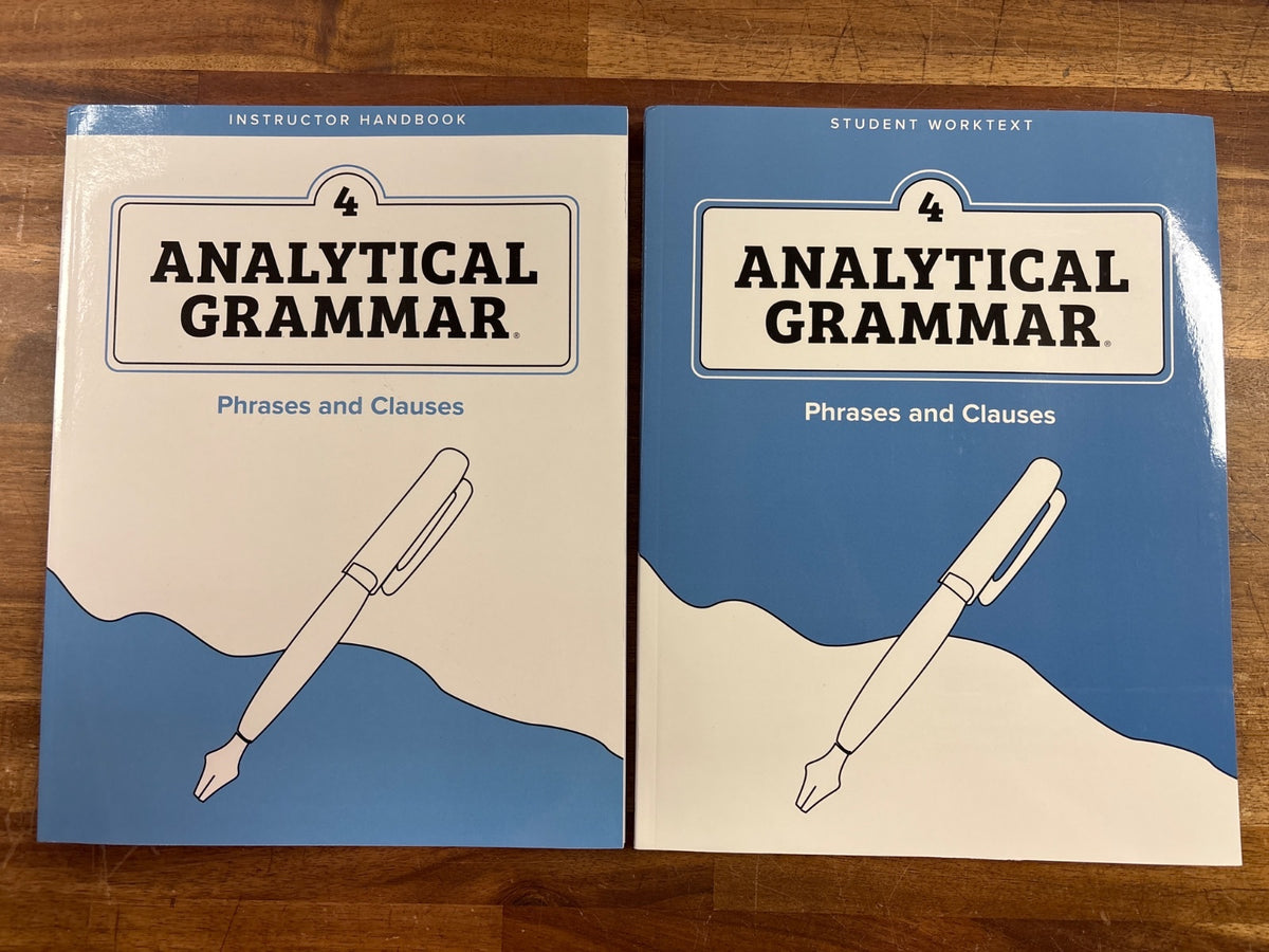 Analytical Grammar 4 Phrases and Clauses Instructor & Student Set — front cover
