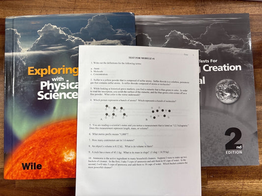 Apologia Exploring Creation Physical Science 2nd Ed Set