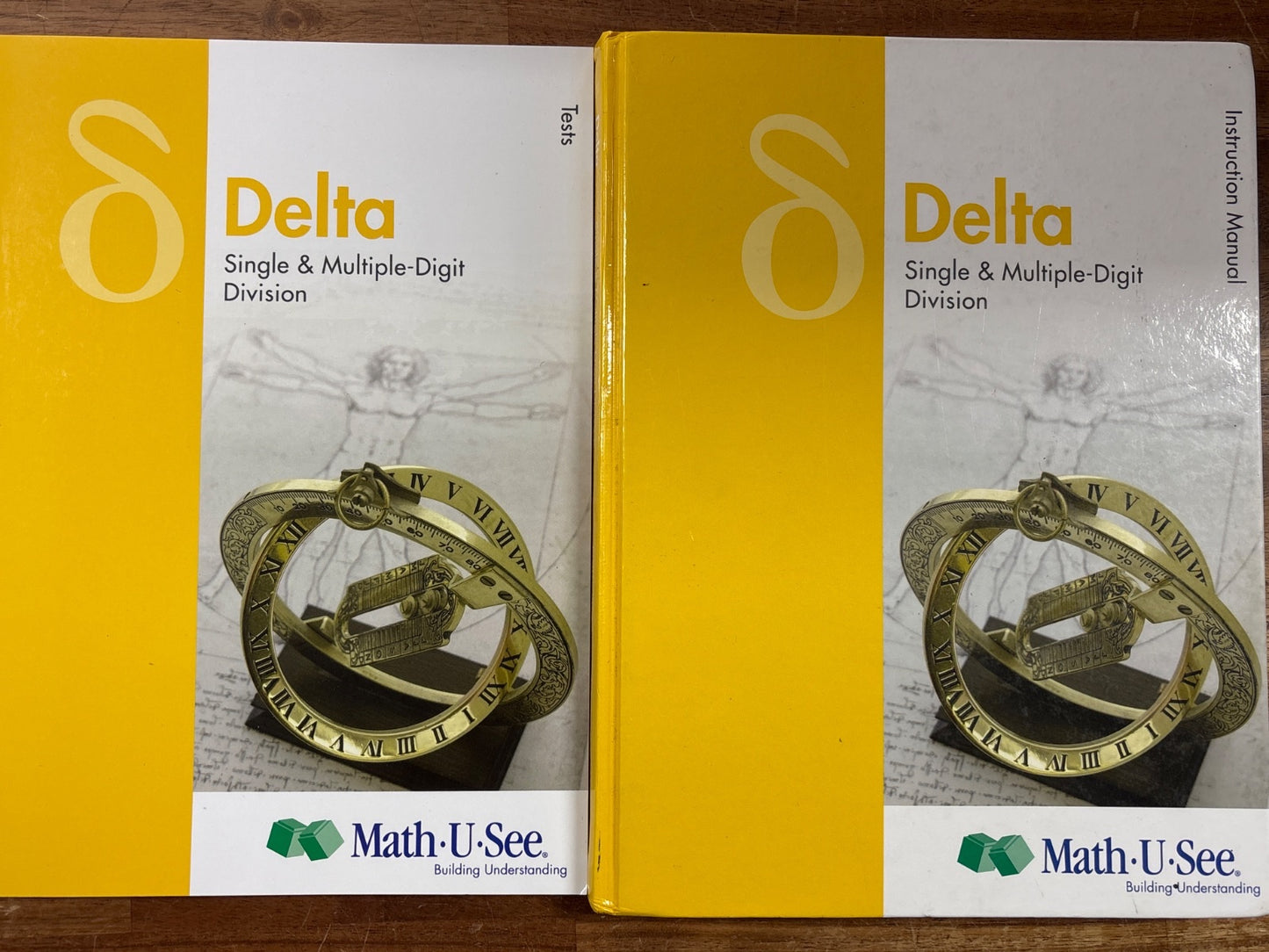 Math-U-See Delta Division Instruction Manual & Tests Set