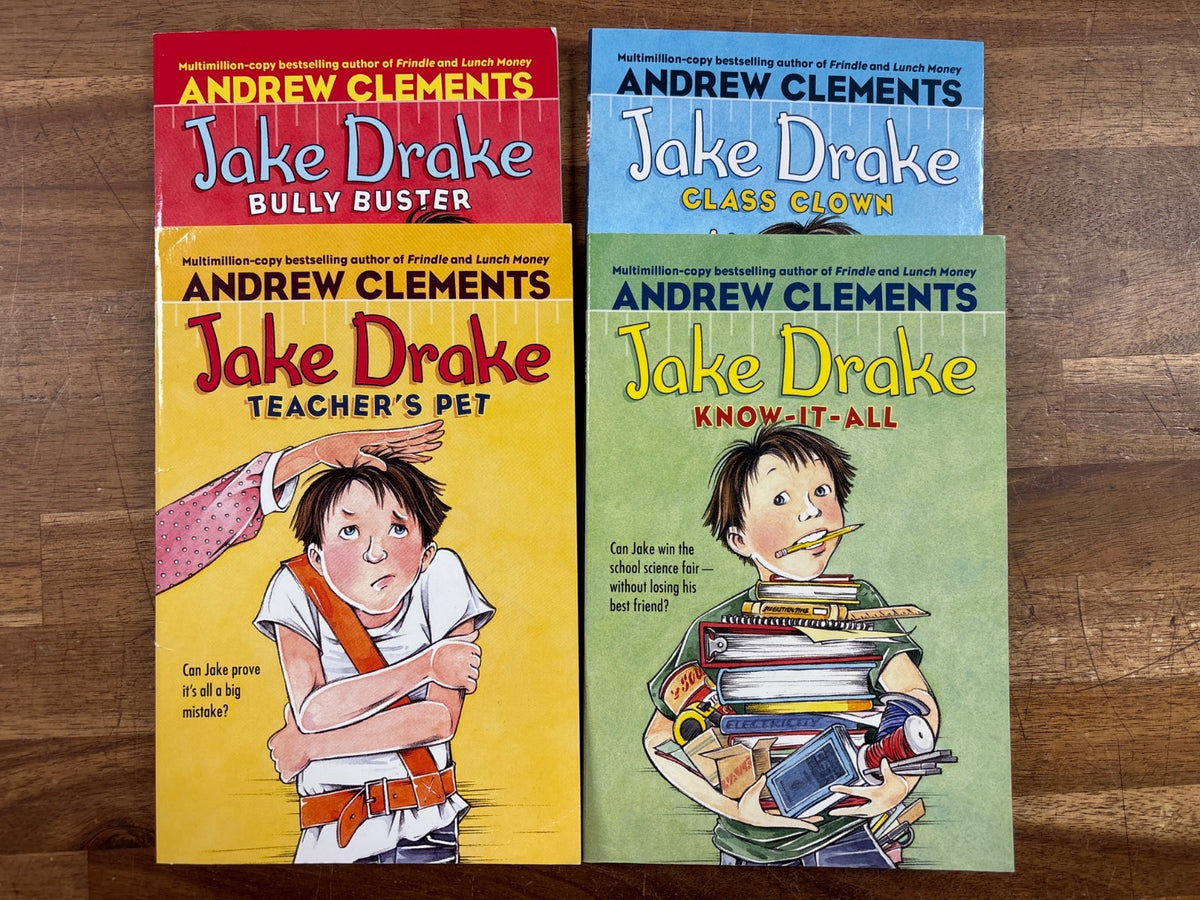 Jake Drake 4-Book Set by Andrew Clements Paperback — front cover