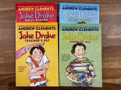 Jake Drake 4-Book Set by Andrew Clements Paperback — front cover