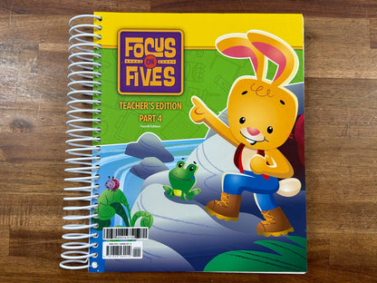 BJU Press Focus on Fives Teacher's Edition Part 4, 4th Ed.