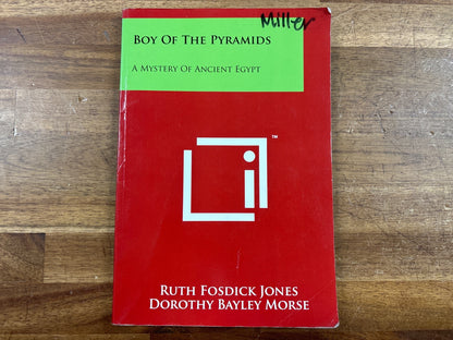 Boy of the Pyramids: a Mystery of Ancient Egypt — front cover