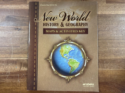 Abeka New World History & Geography Maps & Activities Key