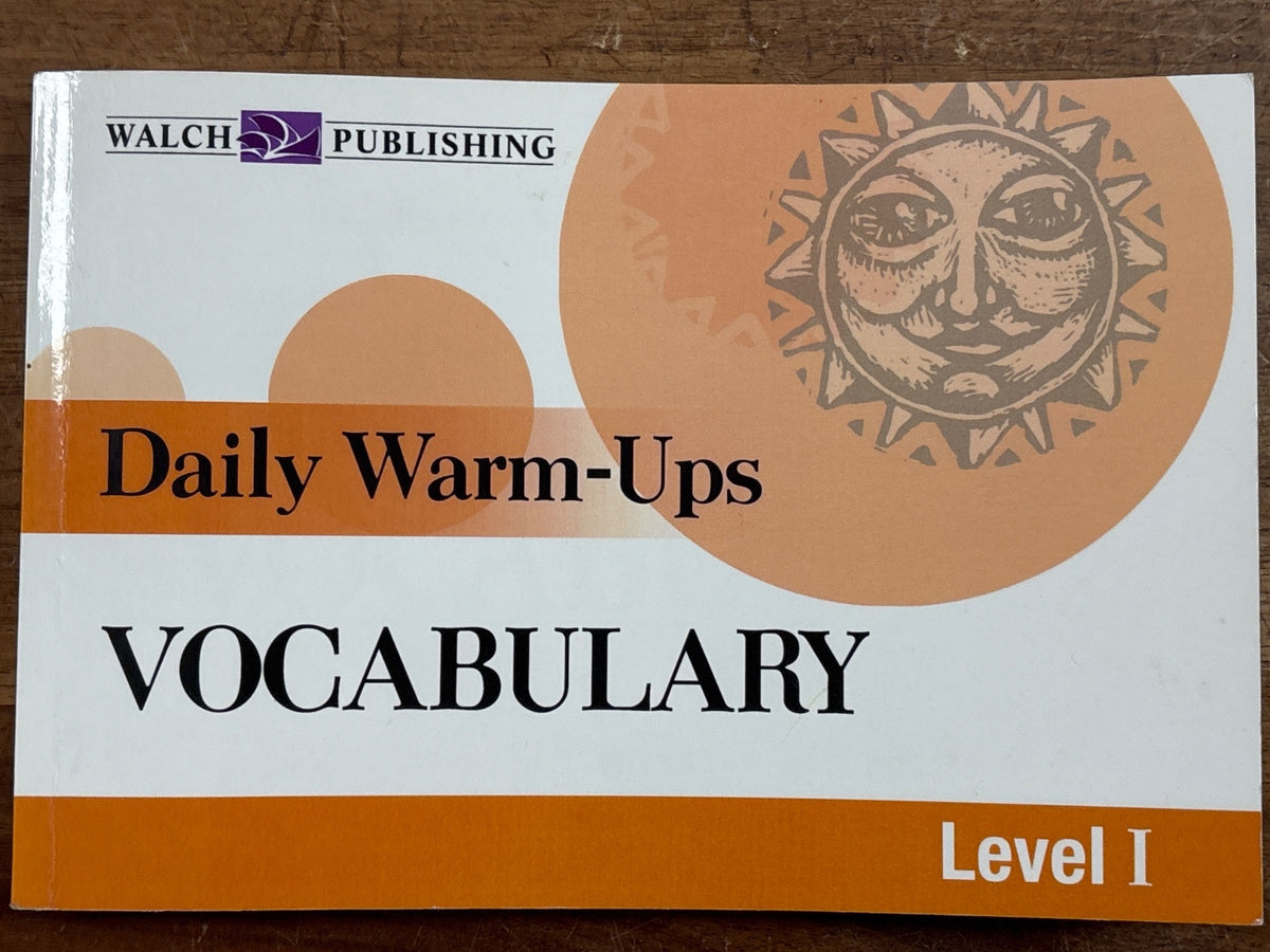 Walch Daily Warm-Ups Vocabulary Level I Homeschool Workbook