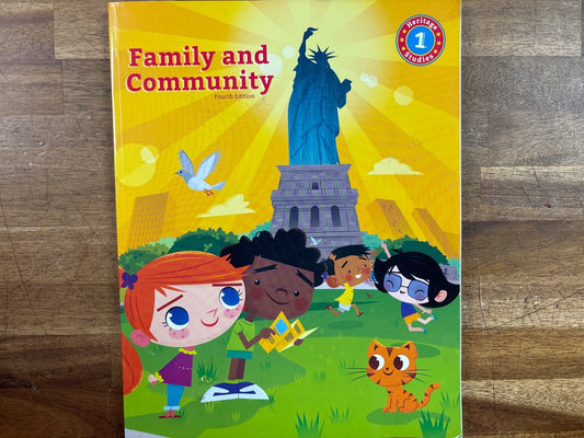 BJU Press Family and Community Heritage Studies 1 4th Ed
