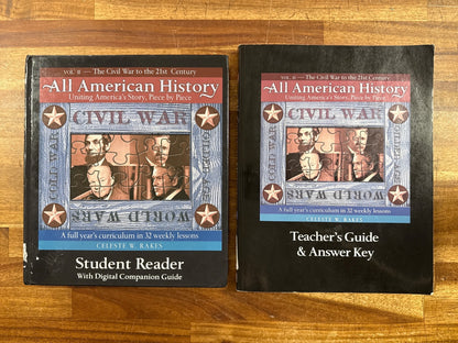 All American History Vol 2 Student Reader & Teacher Guide Set