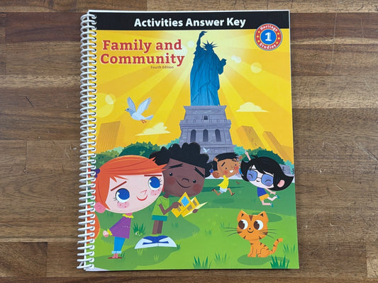 BJU Press Heritage Studies 1 Family Community Answer Key