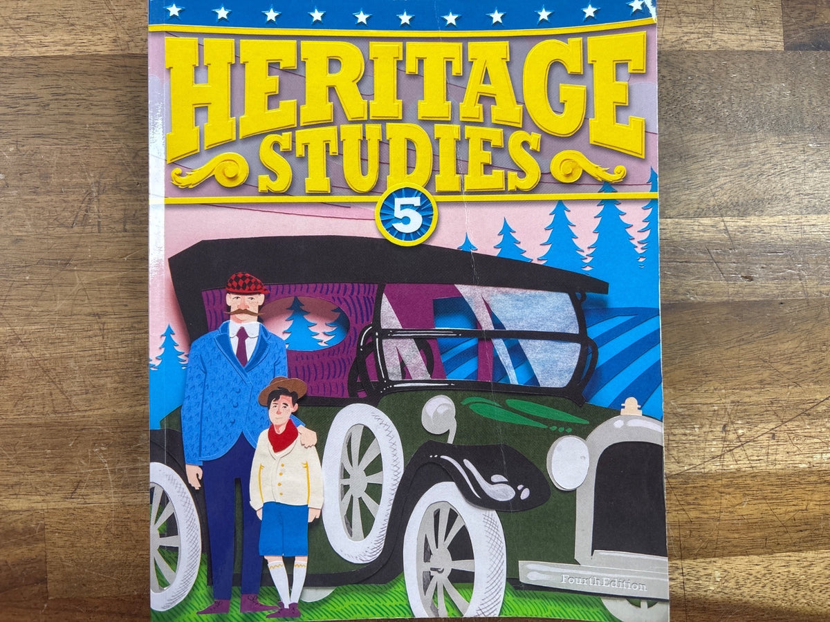 BJU Press Heritage Studies 5 Student Text Fourth Edition