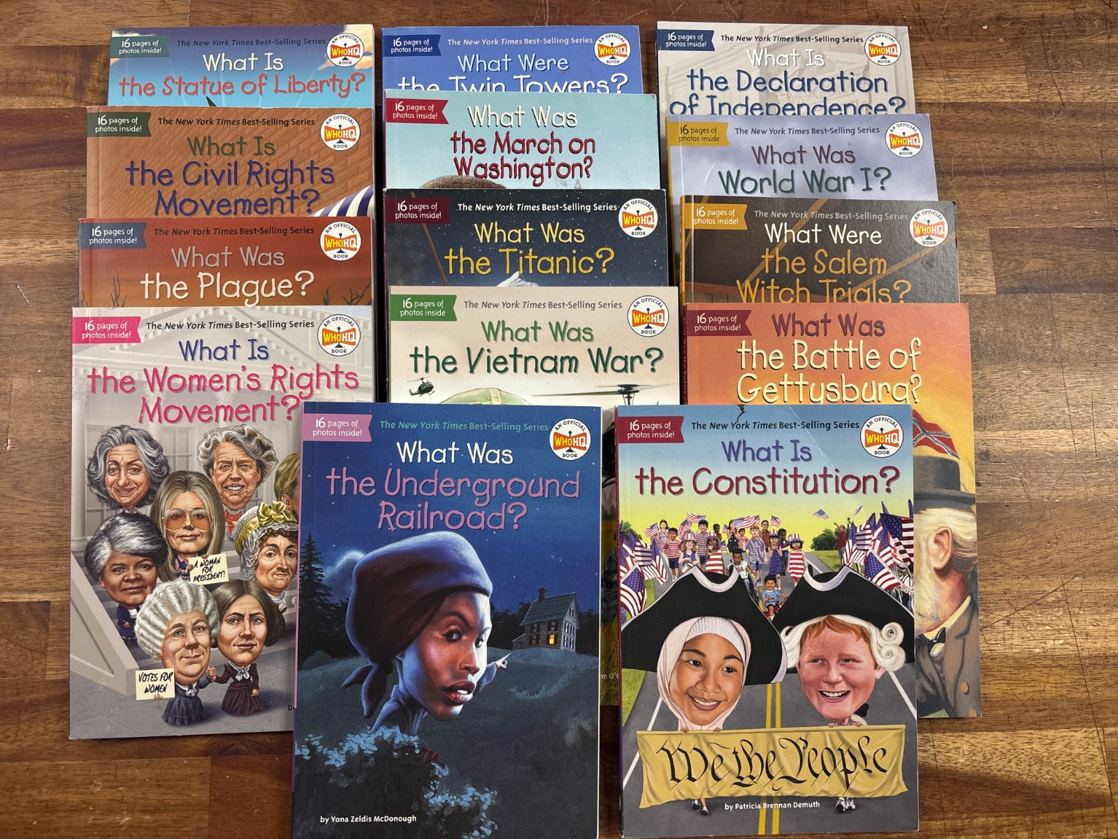 Who Was/What Was Series 14-Book History Lot Set — front cover