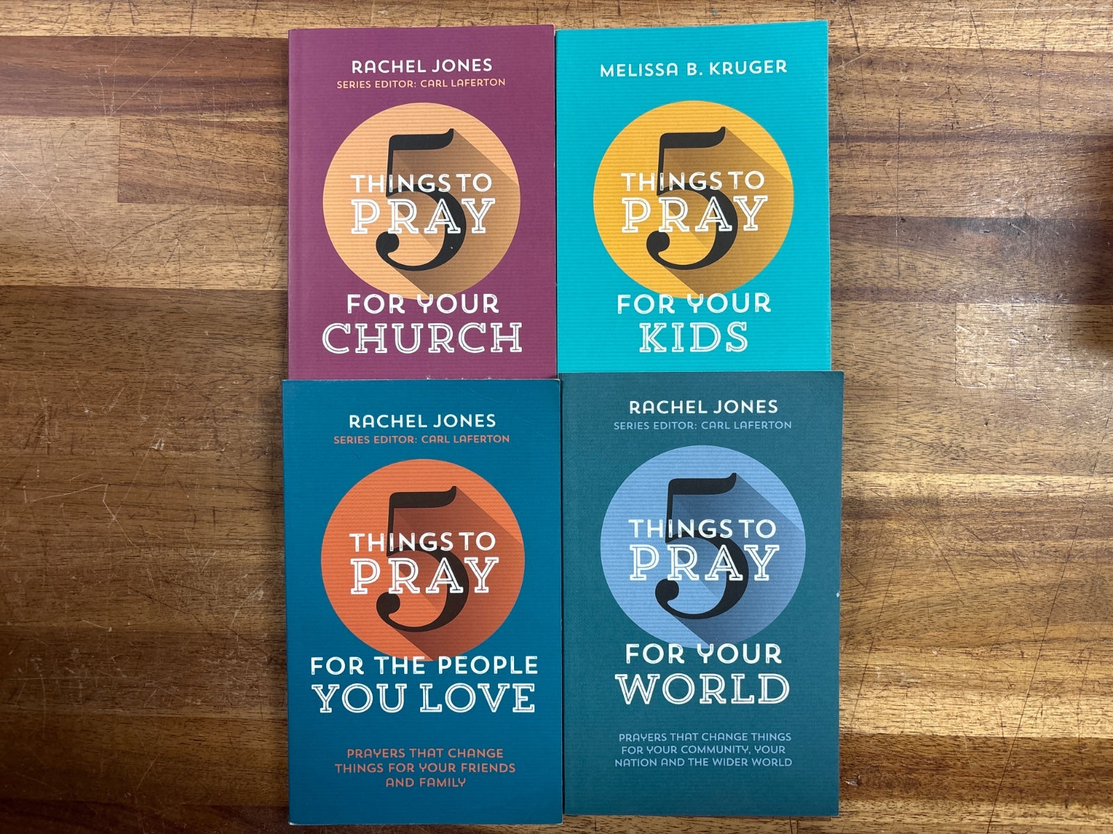 5 Things to Pray Series 4-Book Set: Church, Kids, Family, World
